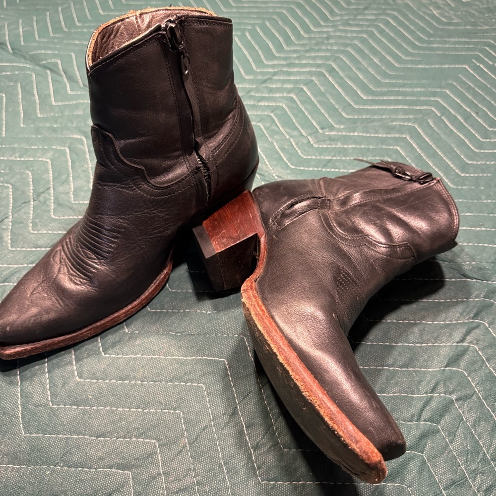 Tecovas Black Cowboy Western Boots